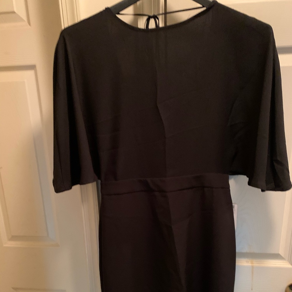 NWT Zara Basic Collection LBD with Cape Sleeves
